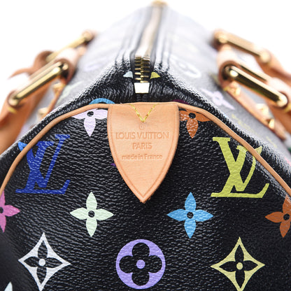 Louis Vuitton Monogram Multicolor Speedy 30 Black 7 of 14