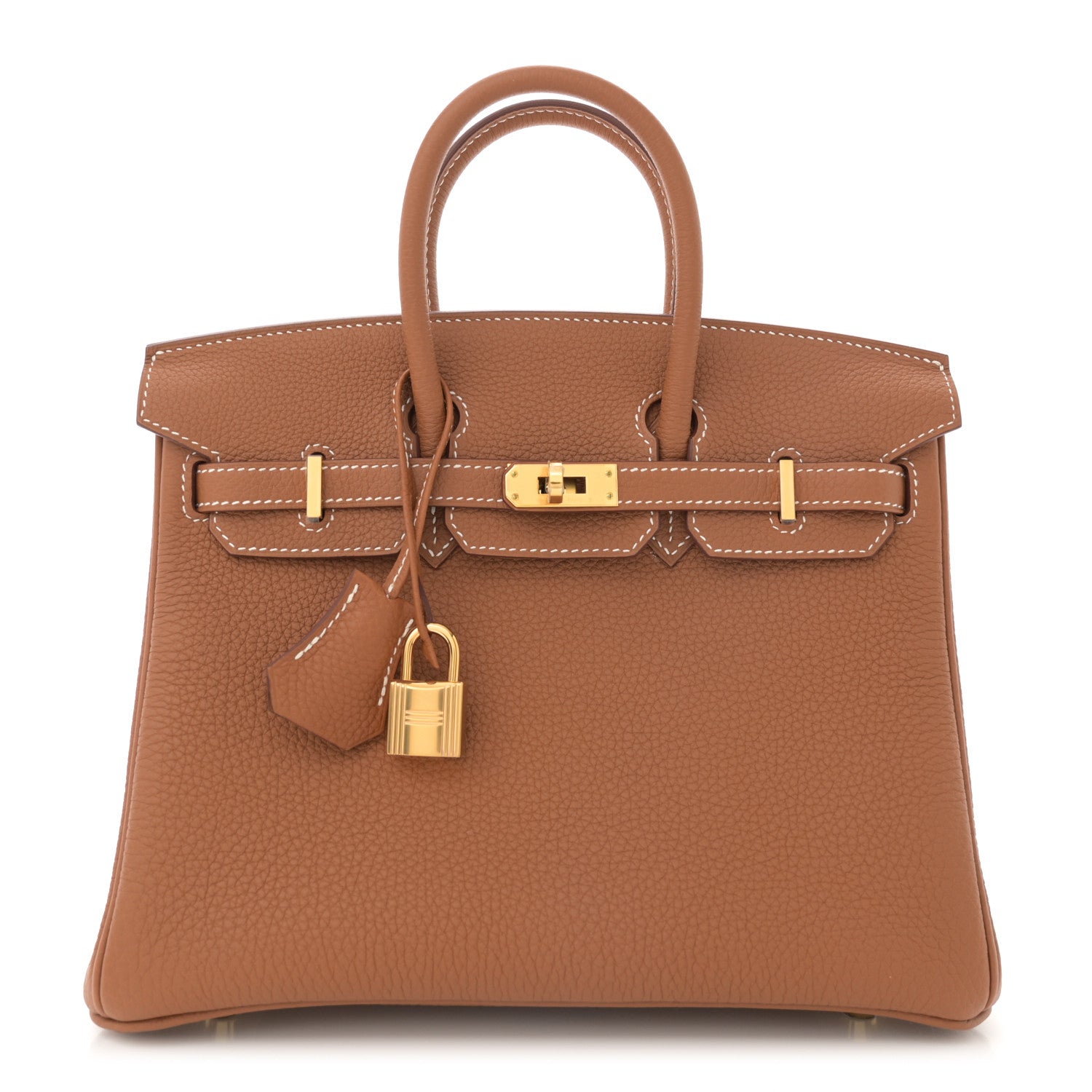 Hermes Togo Birkin 25 Gold 1 of 10