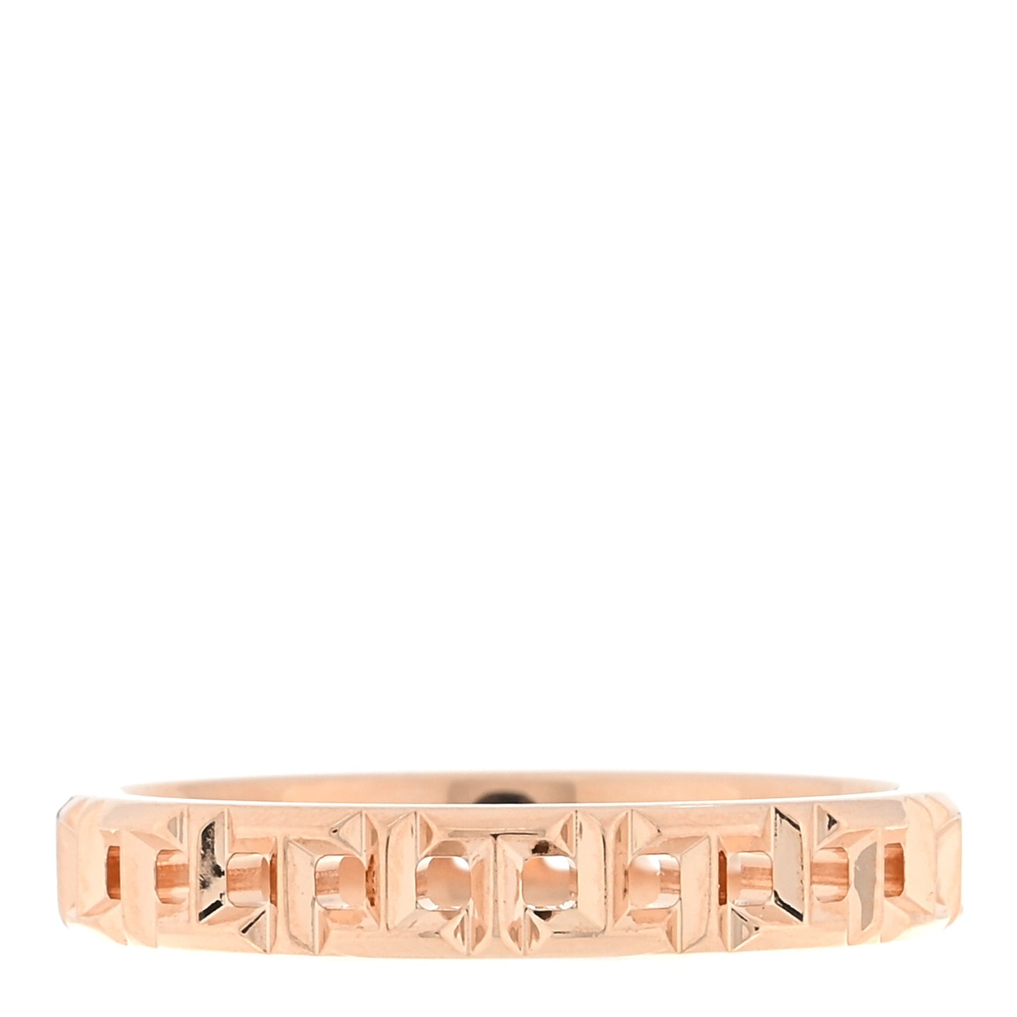 18K Rose Gold Narrow T True Ring 54 7