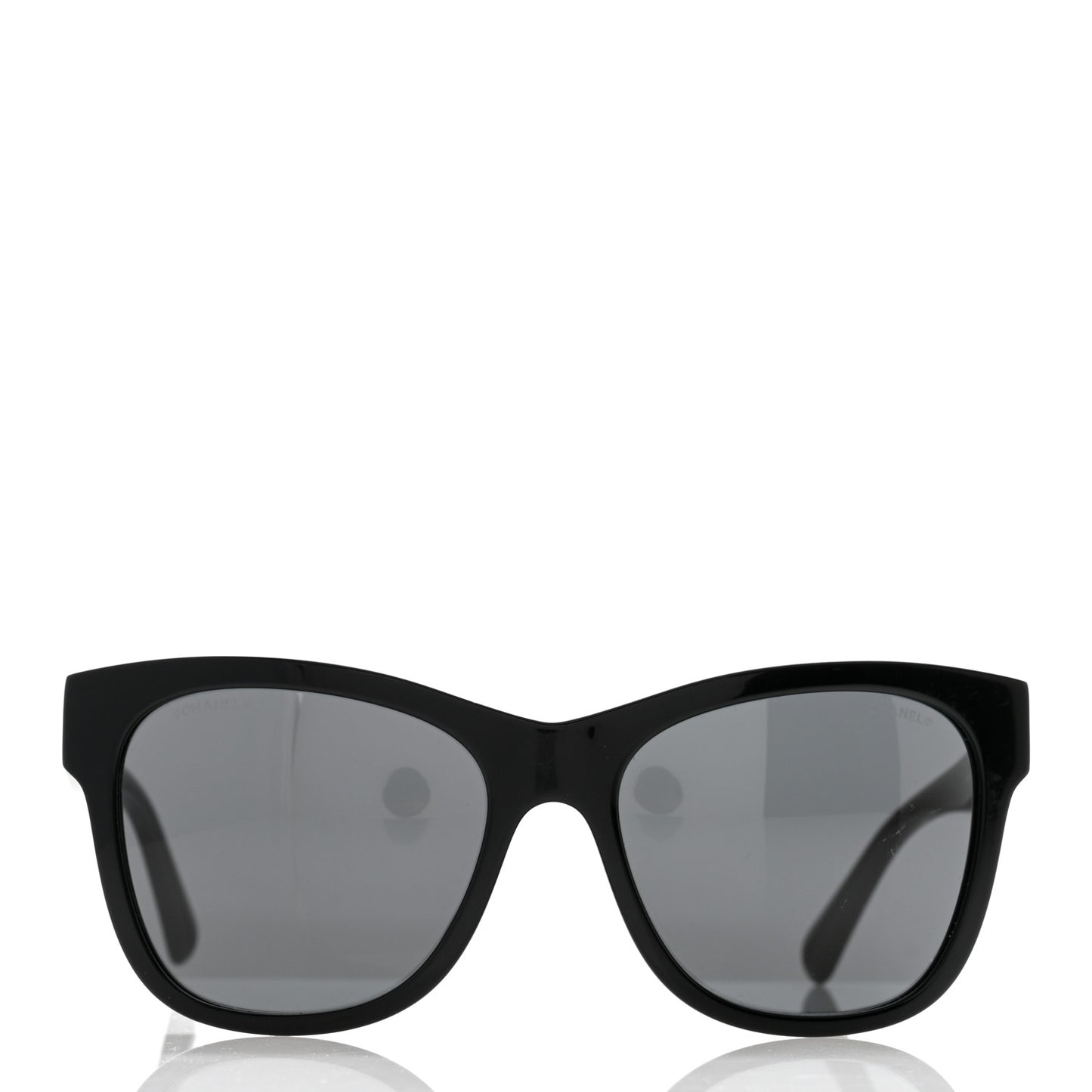 Acetate Square CC Sunglasses 5380-A Black