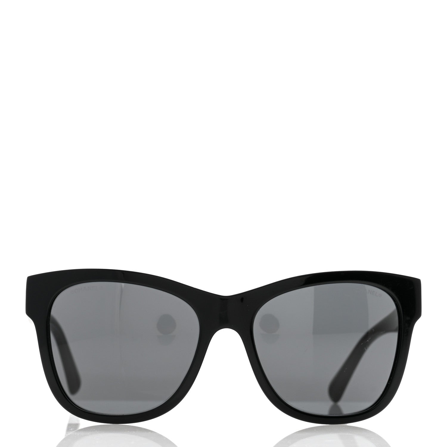 Chanel Acetate Square CC Sunglasses 5380-A Black 2 of 8