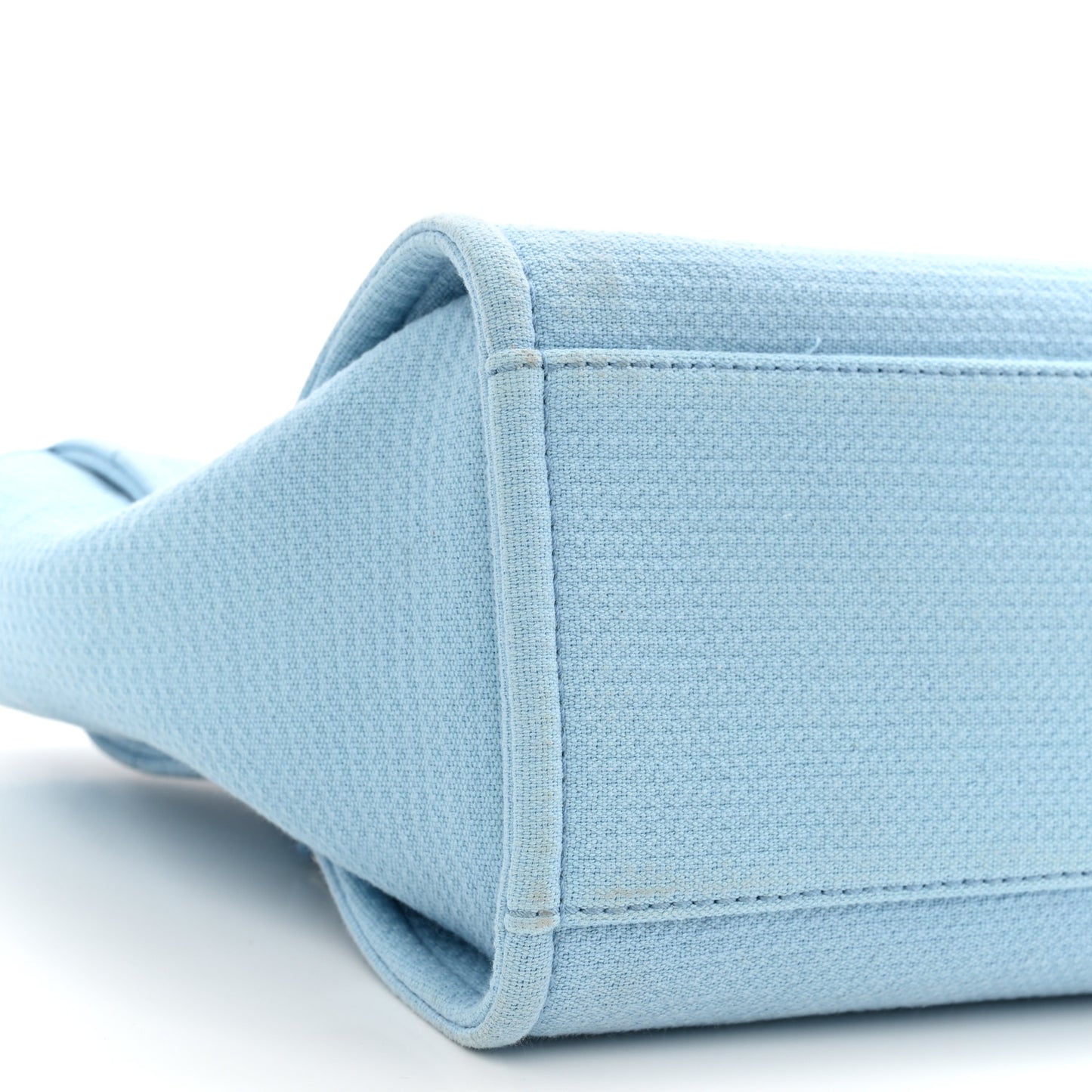 Mixed Fibers Small Deauville Tote Light Blue