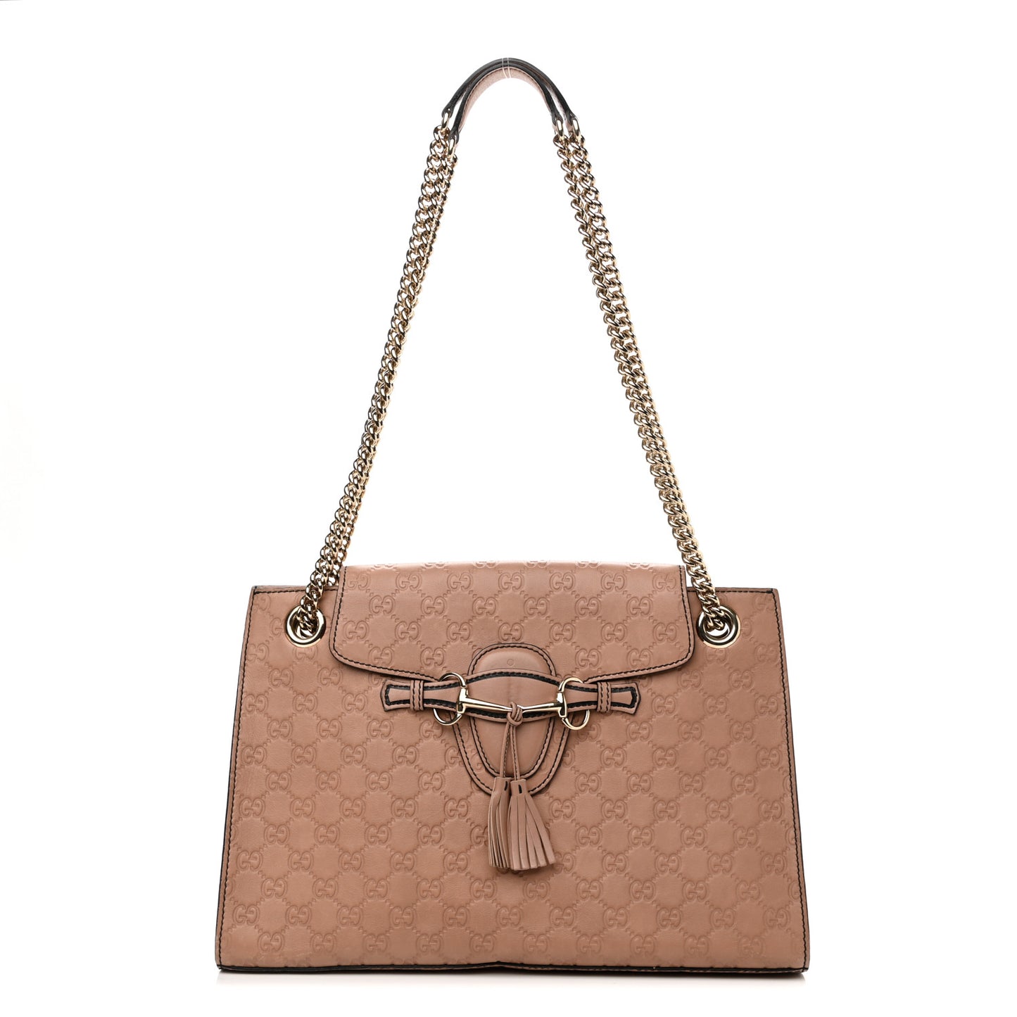 Guccissima Large Emily Chain Shoulder Bag Camelia