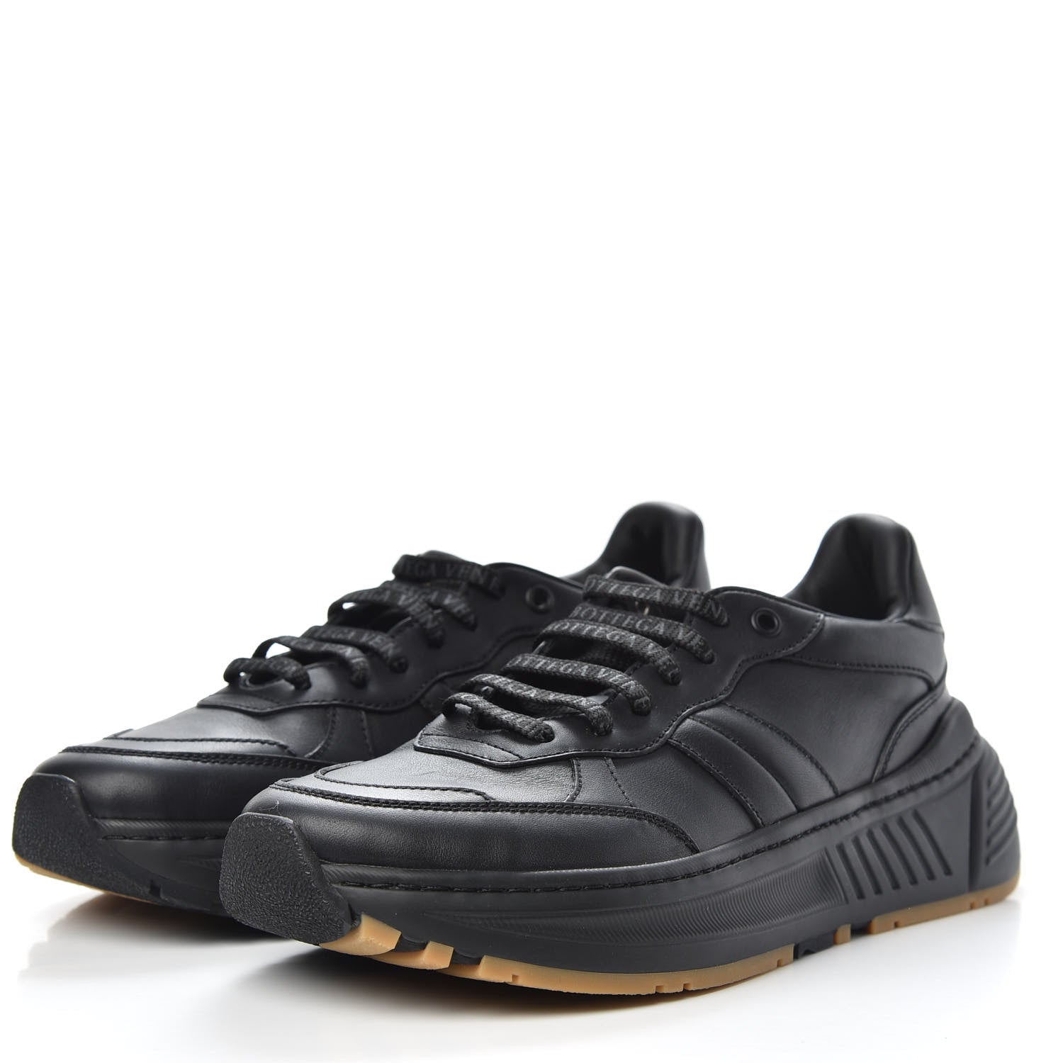 Bottega Veneta Calfskin Womens The Speedster Sneakers 36.5 Black 3 of 8