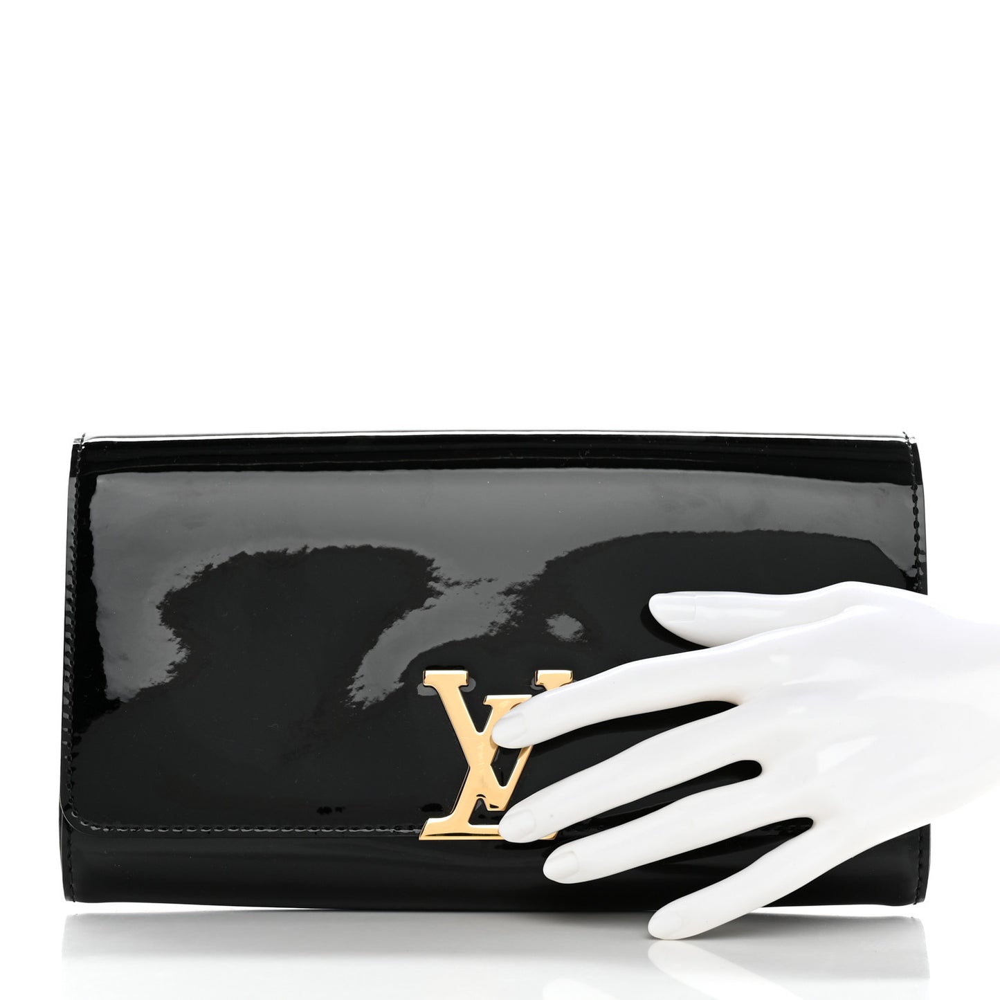 Patent Neo Sobe Louise EW Clutch Black