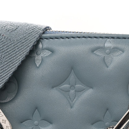 Louis Vuitton Lambskin Embossed Monogram Coussin Blue Glacier 8 of 10