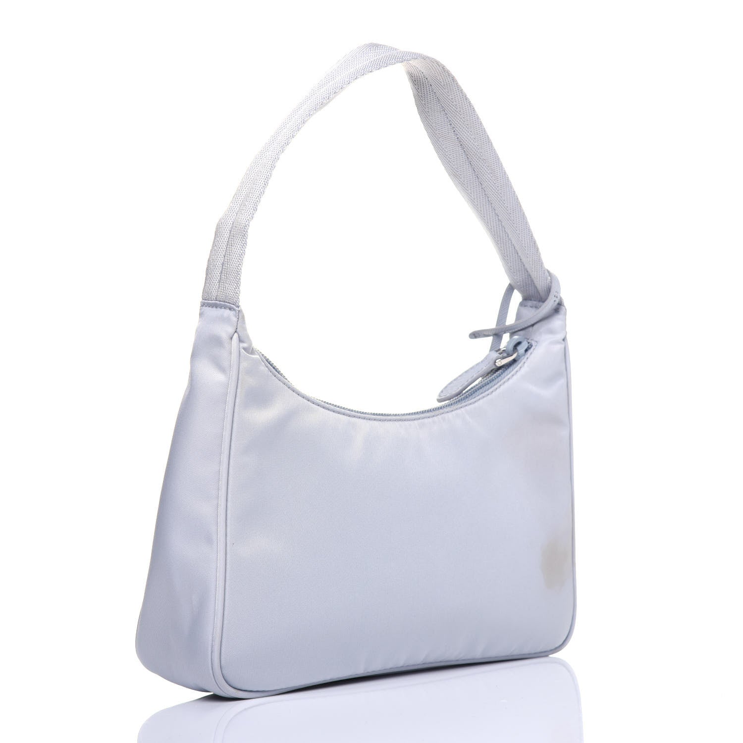Prada Tessuto Nylon Mini Re-Edition 2000 Bag Fiordaliso 3 of 14