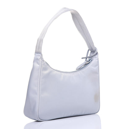 Prada Tessuto Nylon Mini Re-Edition 2000 Bag Fiordaliso 3 of 14