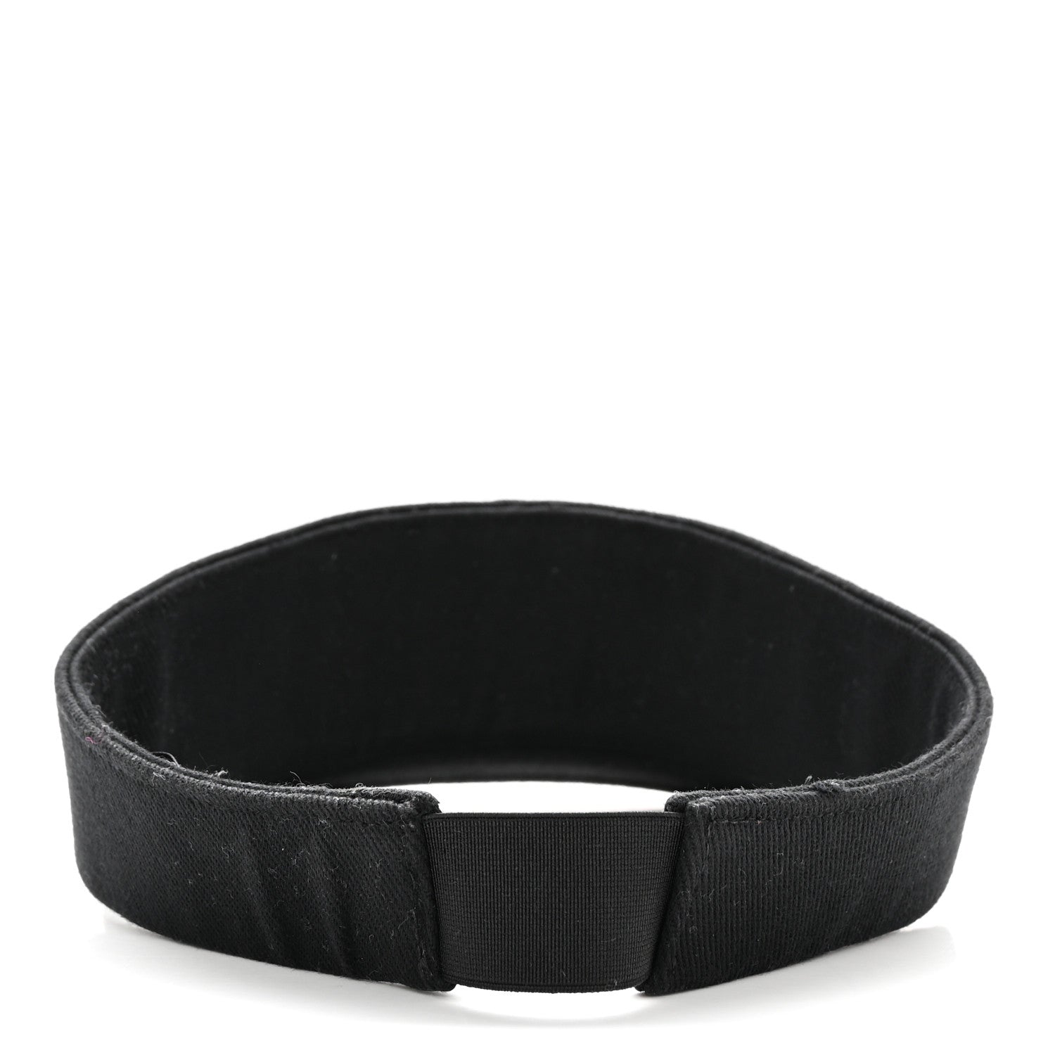 Prada Drill Nylon Triangle Logo Embroidered Mens Visor M Black 6 of 9