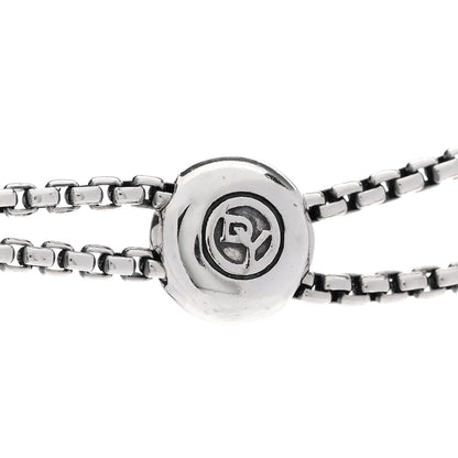 David Yurman Sterling Silver Diamond Tides Pendant Necklace 5 of 5