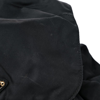 Prada Tessuto Nylon Vela Chain Backpack Black 14 of 20