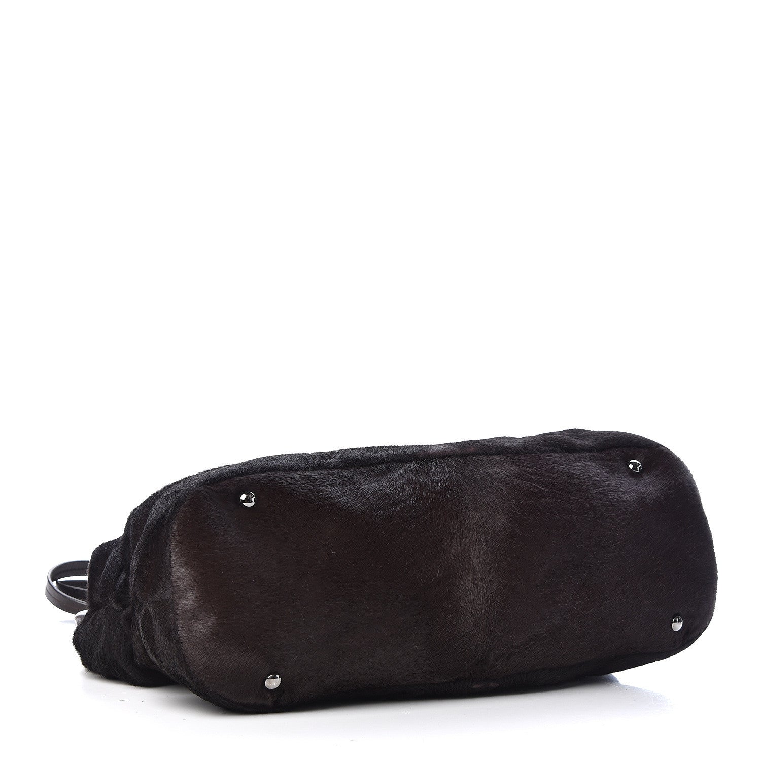 Chanel Pony Hair Sharpei Frame Tote Dark Brown 4 of 13