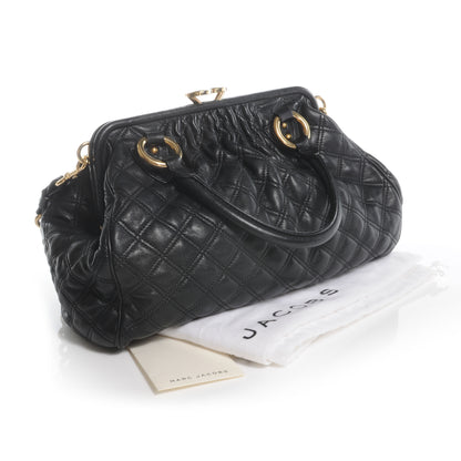 Marc Jacobs Quilted Leather Stam Bag Black 3 of 7