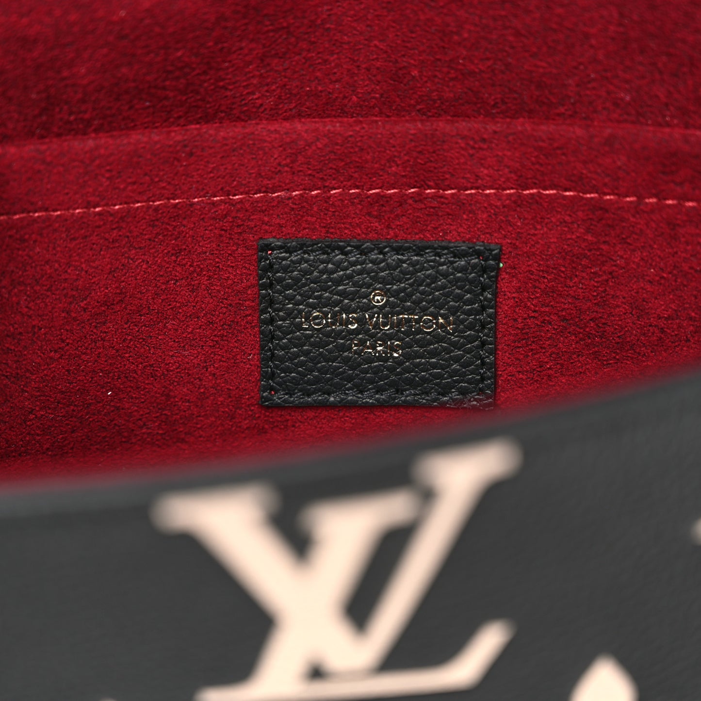 Empreinte Monogram Giant Felicie Pochette Black Beige