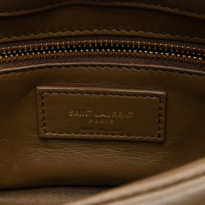 Saint Laurent Padded Lambskin Le 5 A 7 Hobo Dark Peanut 6 of 9