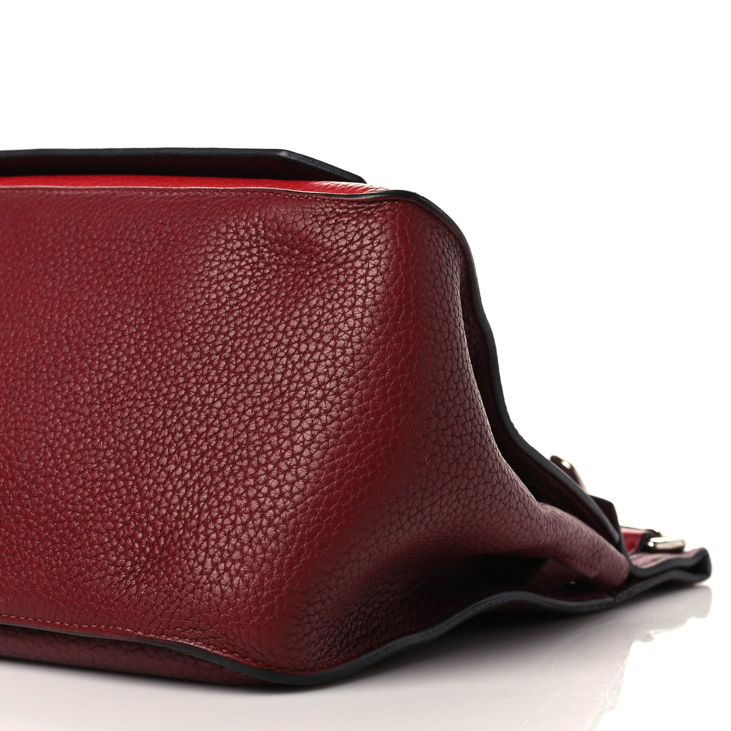 Taurillon Clemence Bi-Color Jypsiere 31 Rouge H Rouge Casaque