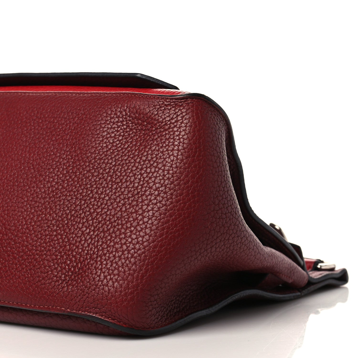 Hermes Taurillon Clemence Bi-Color Jypsiere 31 Rouge H Rouge Casaque 9 of 9
