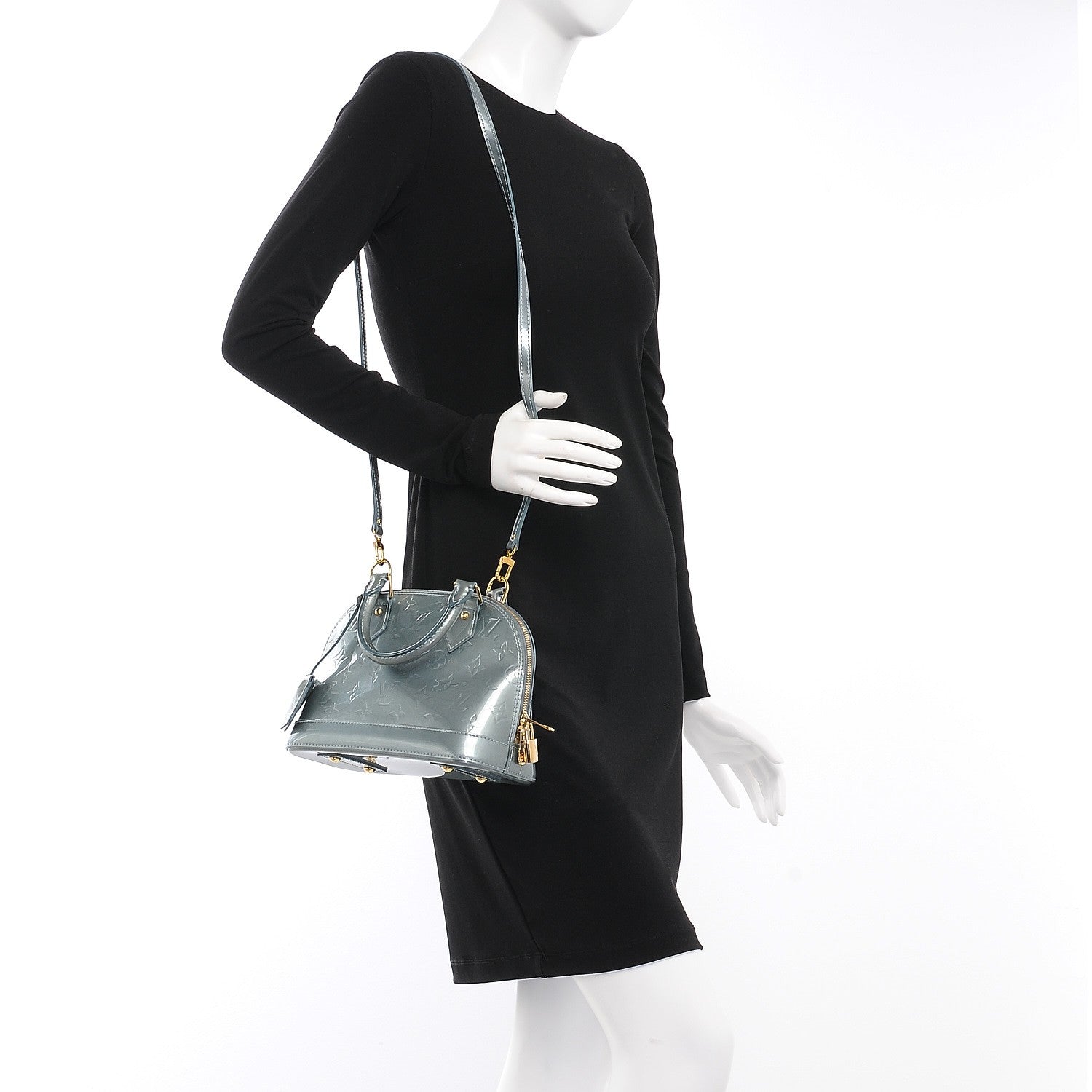 Louis Vuitton Vernis Alma BB Givre 3 of 7