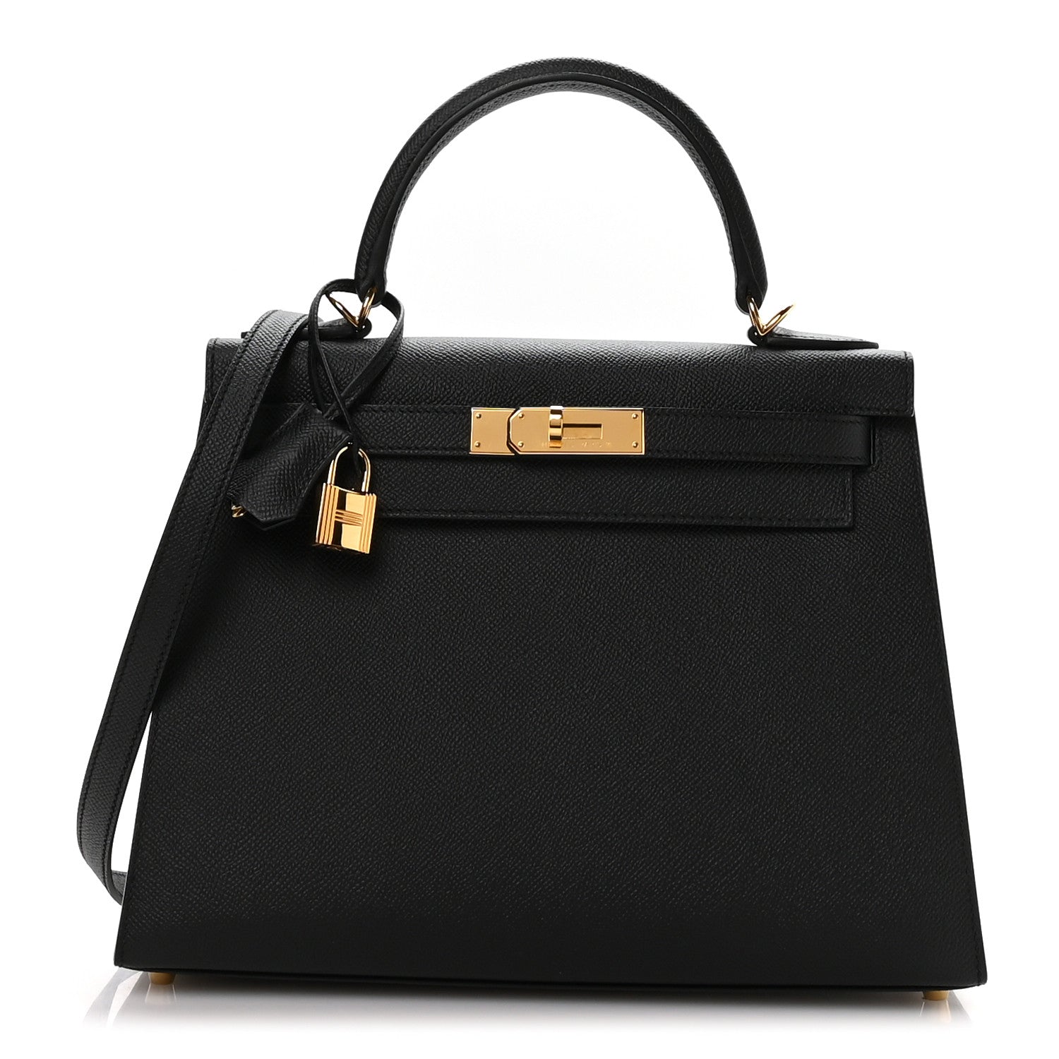 Hermes Epsom Kelly Sellier 28 Black 1 of 11