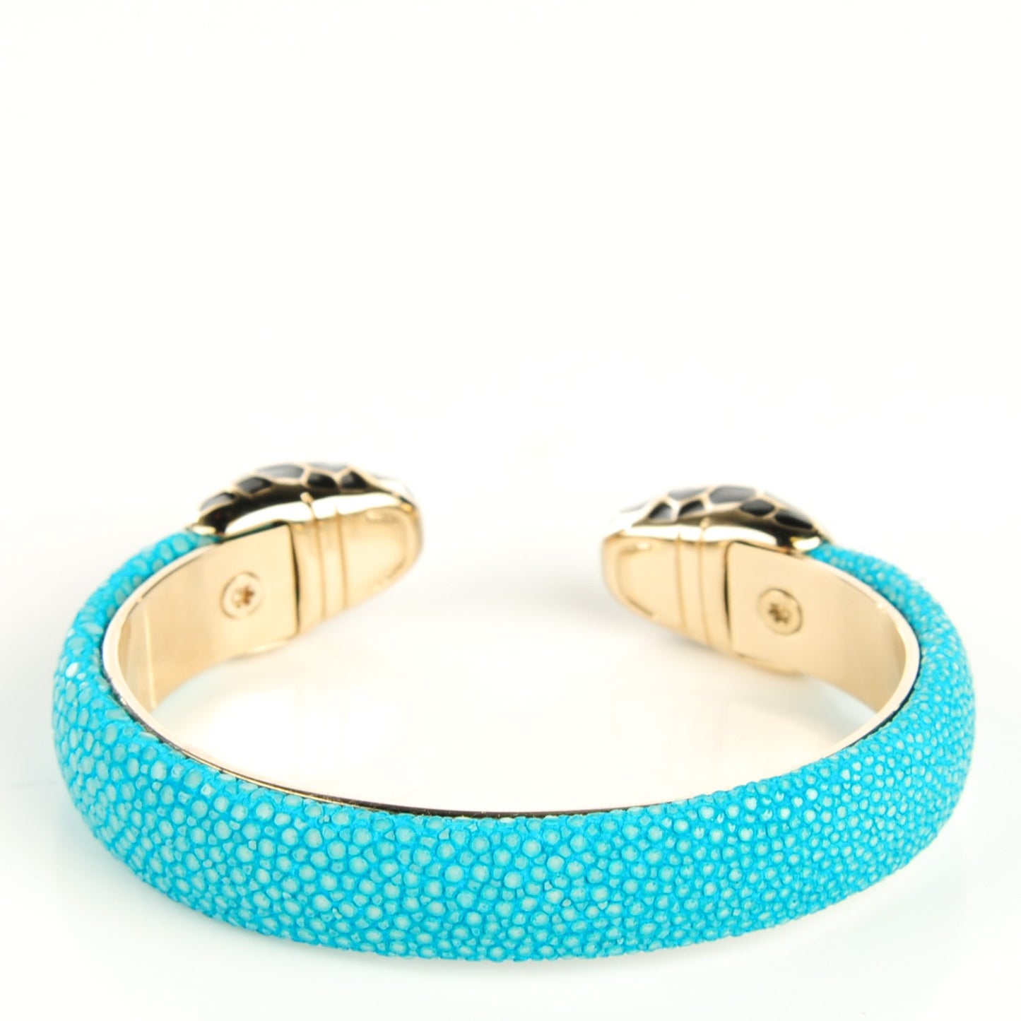 Galuchat Serpenti Forever S Bracelet Aquarelle Turquoise.