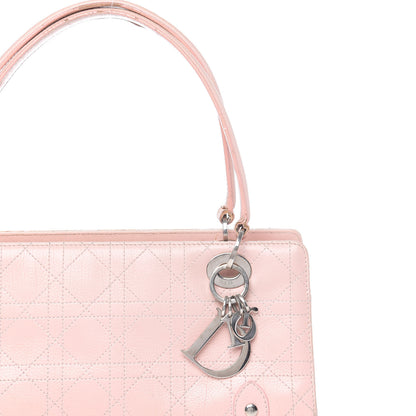 Christian Dior Calfskin Cannage Stitched East West Lady Dior Rose Clair 21 of 21