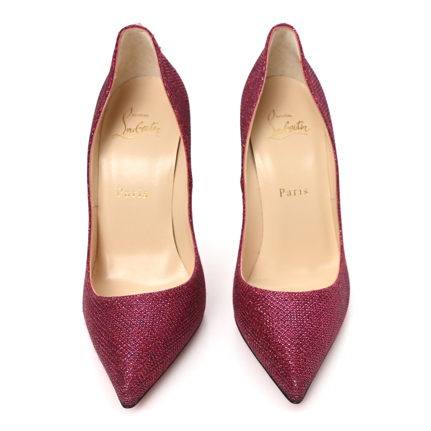 Glitter Tisse Pigalle Follies 120 Pumps 37.5 Cassis