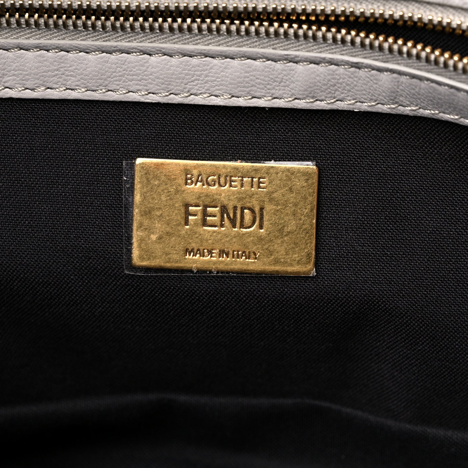 Fendi Nappa FF 1974 Embossed Baguette Pink Multicolor 6 of 9