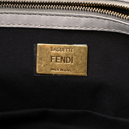 Fendi Nappa FF 1974 Embossed Baguette Pink Multicolor 6 of 9