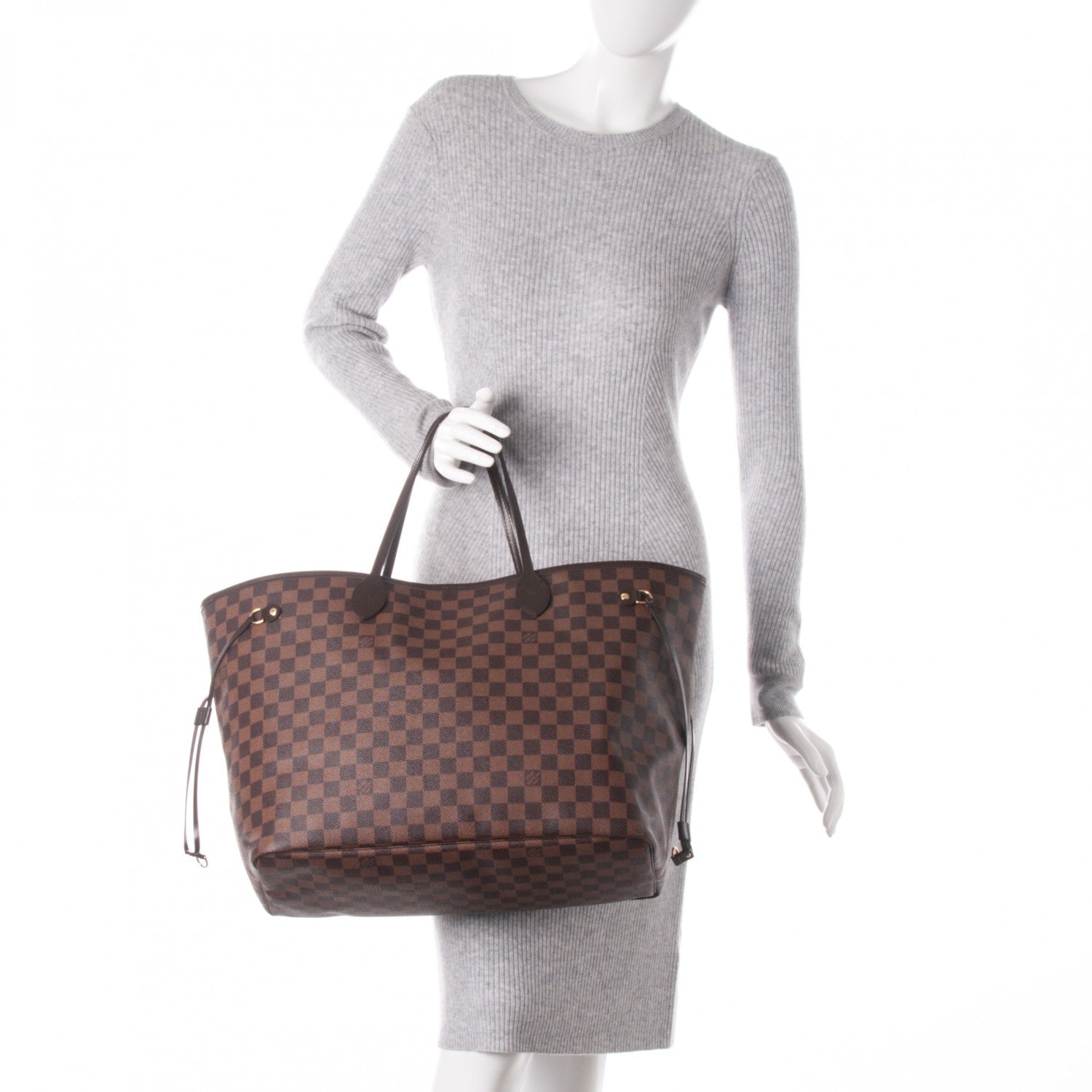 Louis Vuitton Damier Ebene Neverfull GM 2 of 9