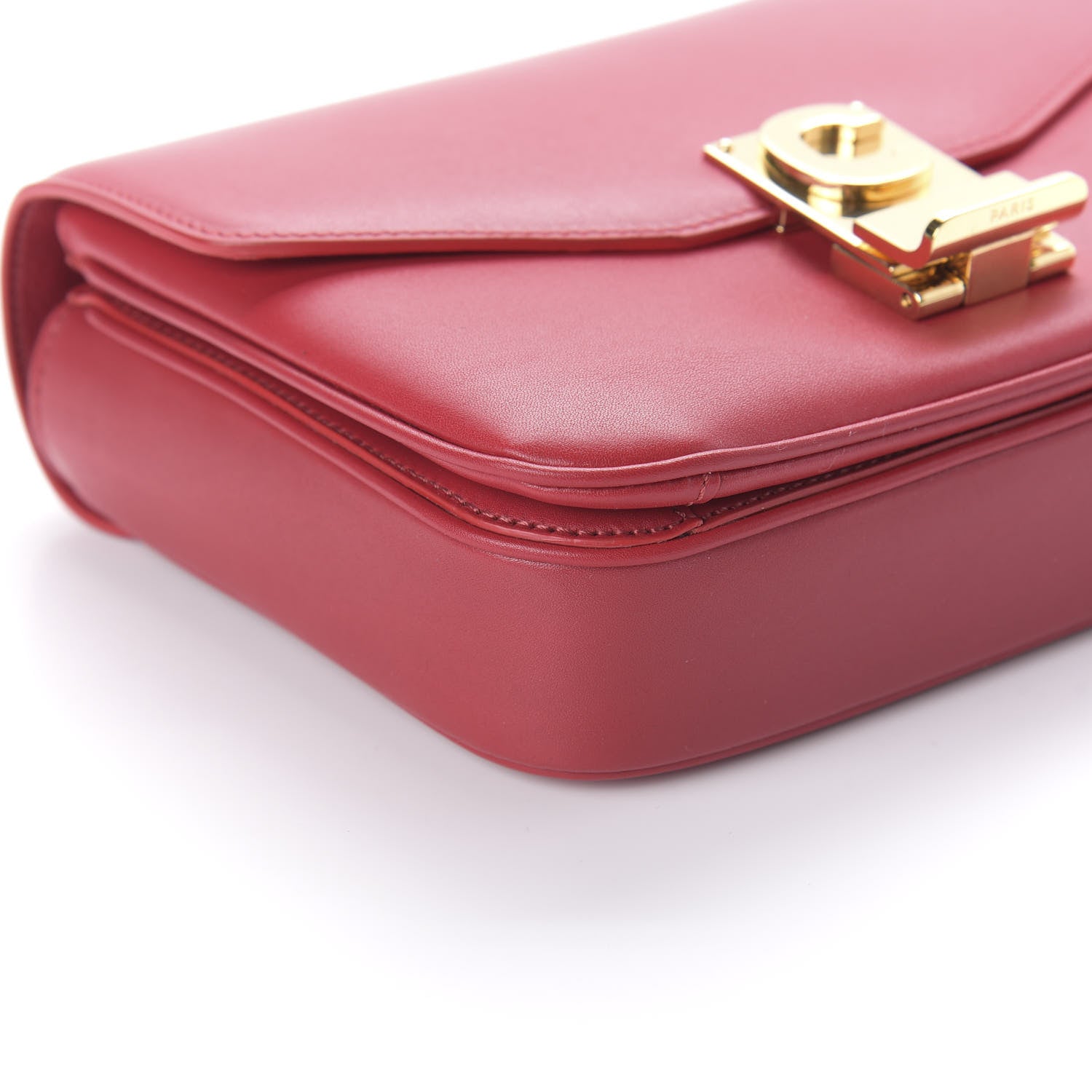 Celine Shiny Calfskin Small C Bag Red 6 of 10