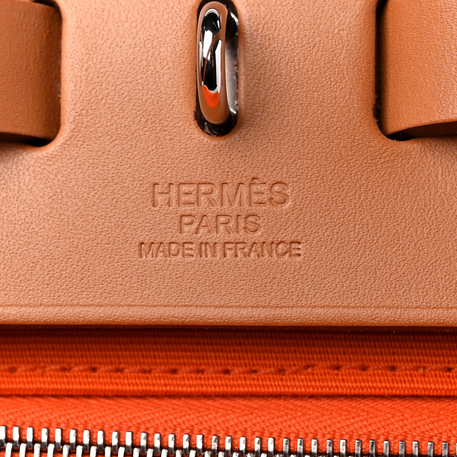 Hermes Toile Vache Hunter Herbag Zip 31 PM Orange 7 of 14