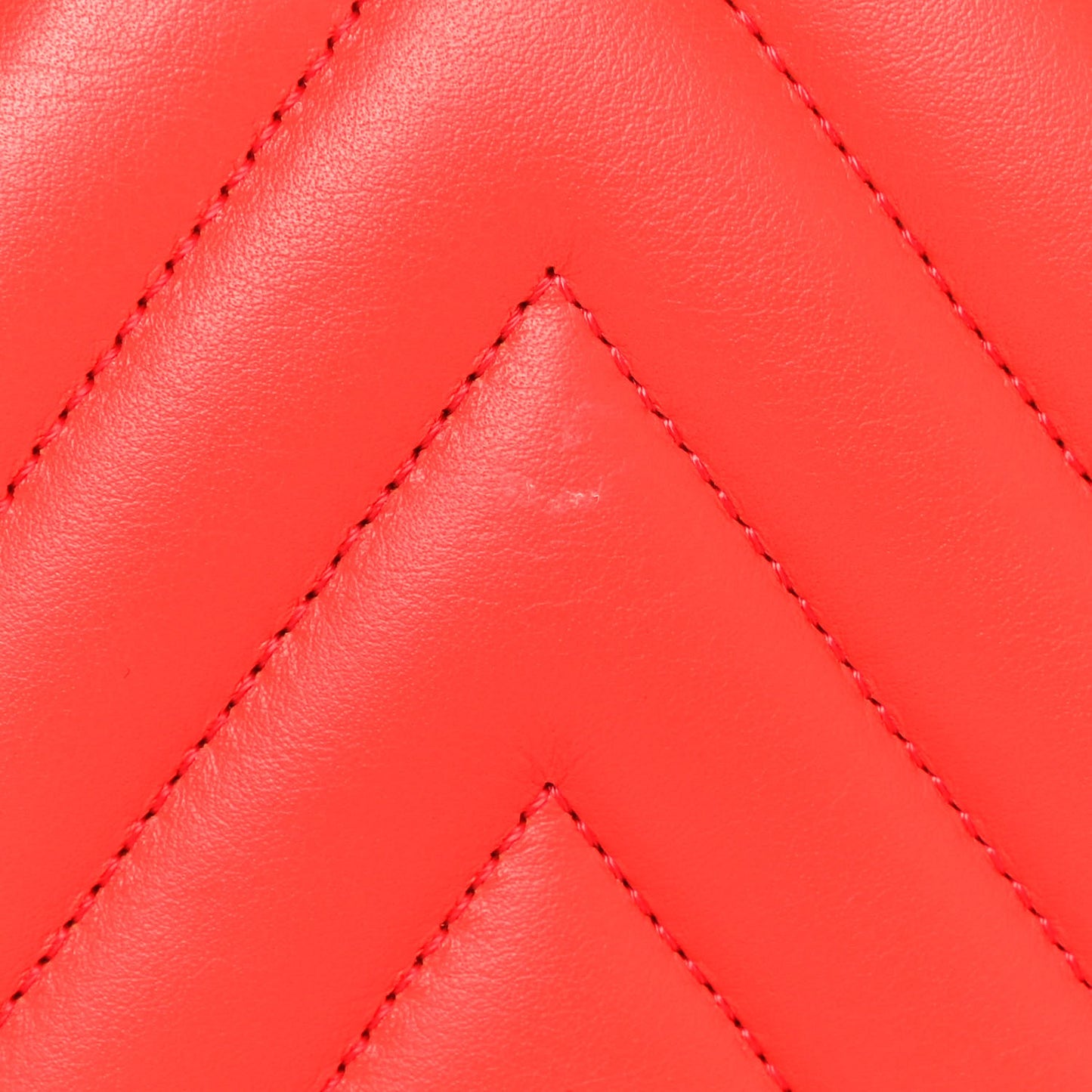 Calfskin Chevron Quilted Medium Boy Flap Coral