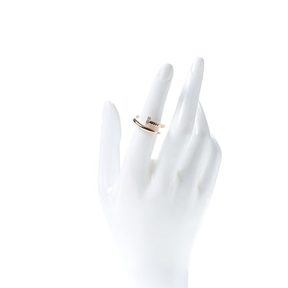 Cartier 18K Pink Gold Diamond Juste Un Clou Ring 53 6.25 2 of 6