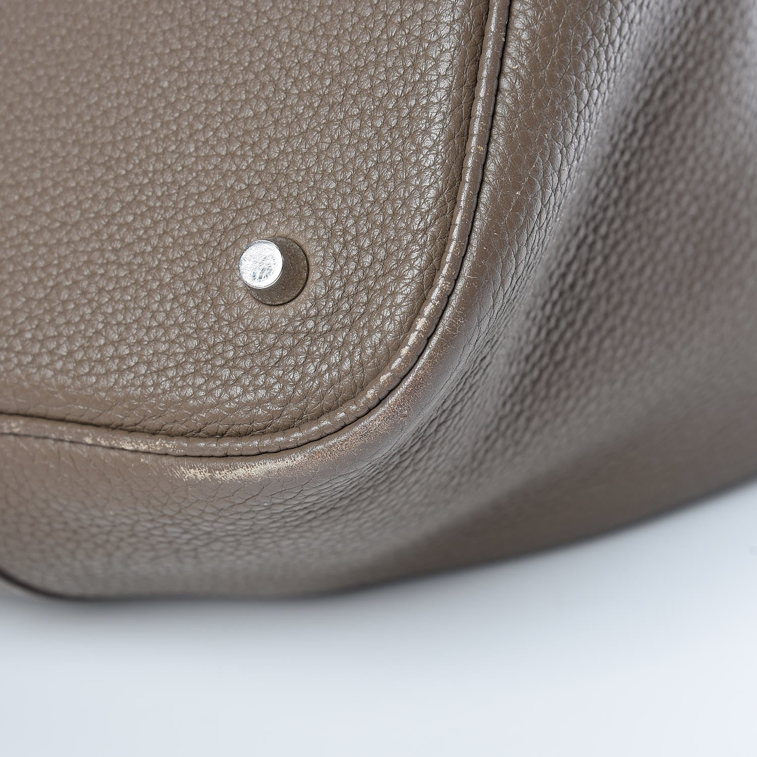 Hermes Taurillon Clemence Picotin Lock 26 GM Etoupe 12 of 16