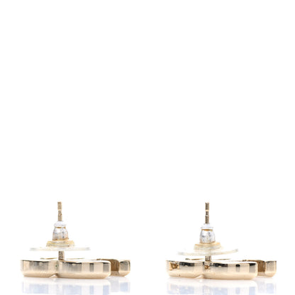 Chanel Metal CC Earrings Gold 3 of 4