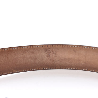 Gucci Guccissima Signature Interlocking G 37mm Belt 90 36 Hibiscus Red 7 of 9