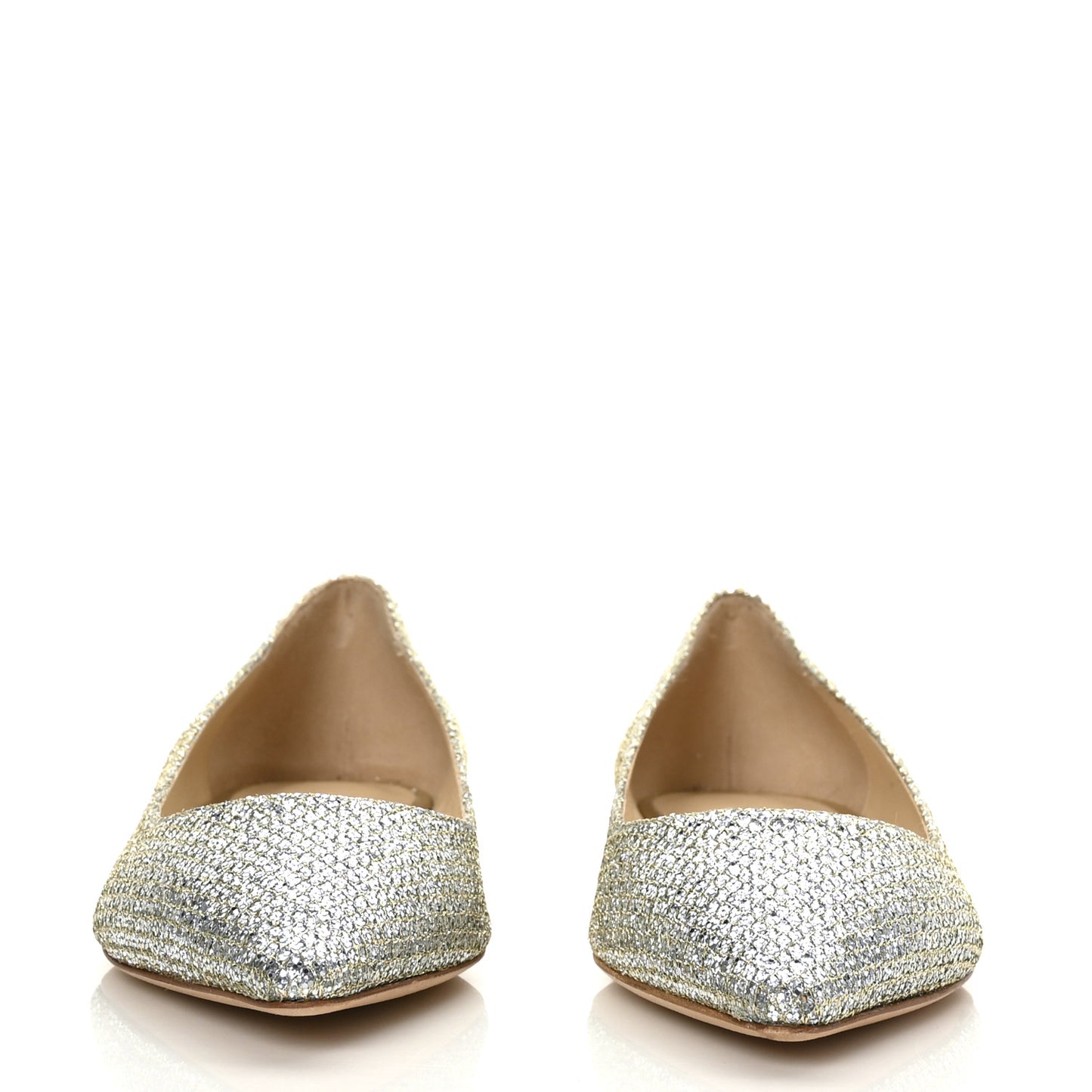 Glitter Romy Flats 35.5 Champagne