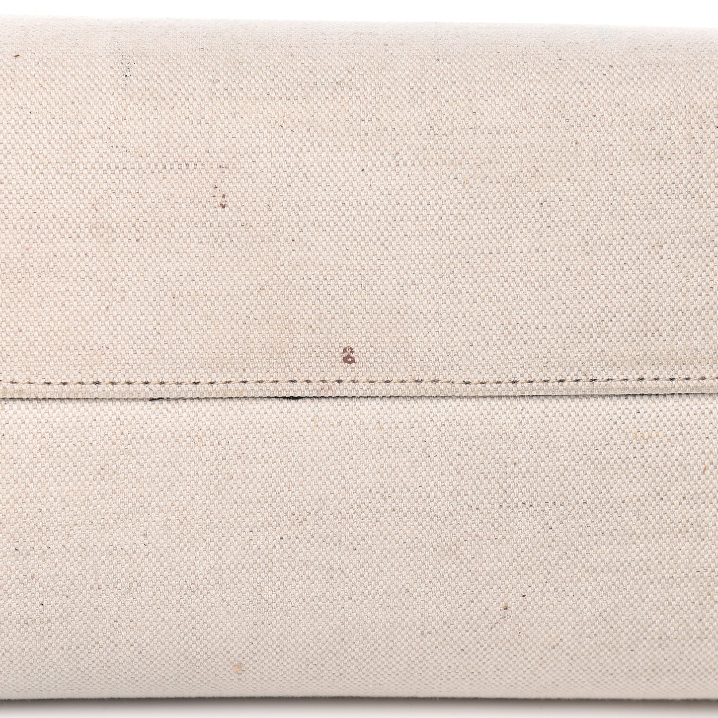 Canvas Calfskin T Tote Beige