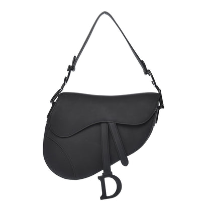 Christian Dior Ultra Matte Calfskin Saddle Bag Black 1 of 14