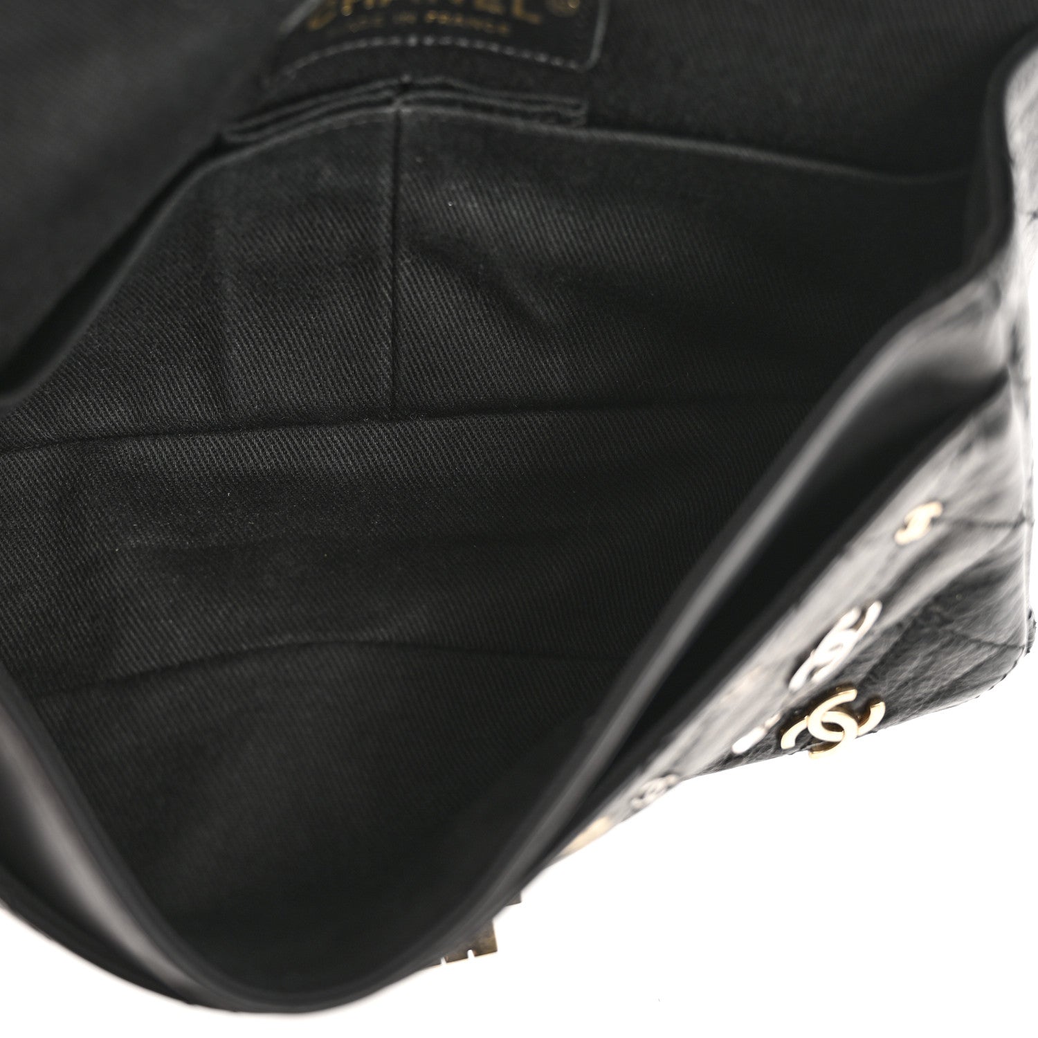 Chanel Calfskin CC Punk 2.55 Reissue 224 Flap Black 5 of 14