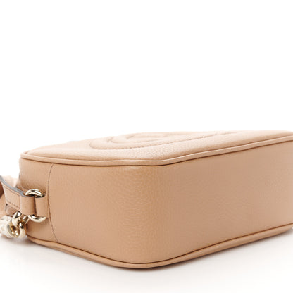 Gucci Pebbled Calfskin Small Soho Disco Bag Camelia 10 of 11