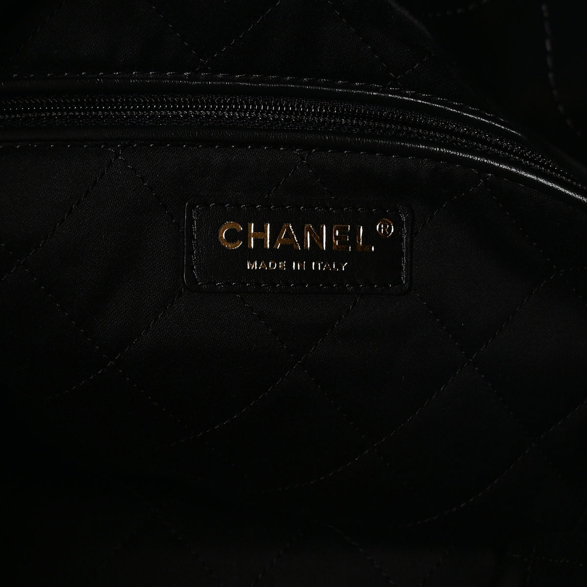 Chanel Shiny Calfskin Quilted Small Chanel 22 Black 7 of 11