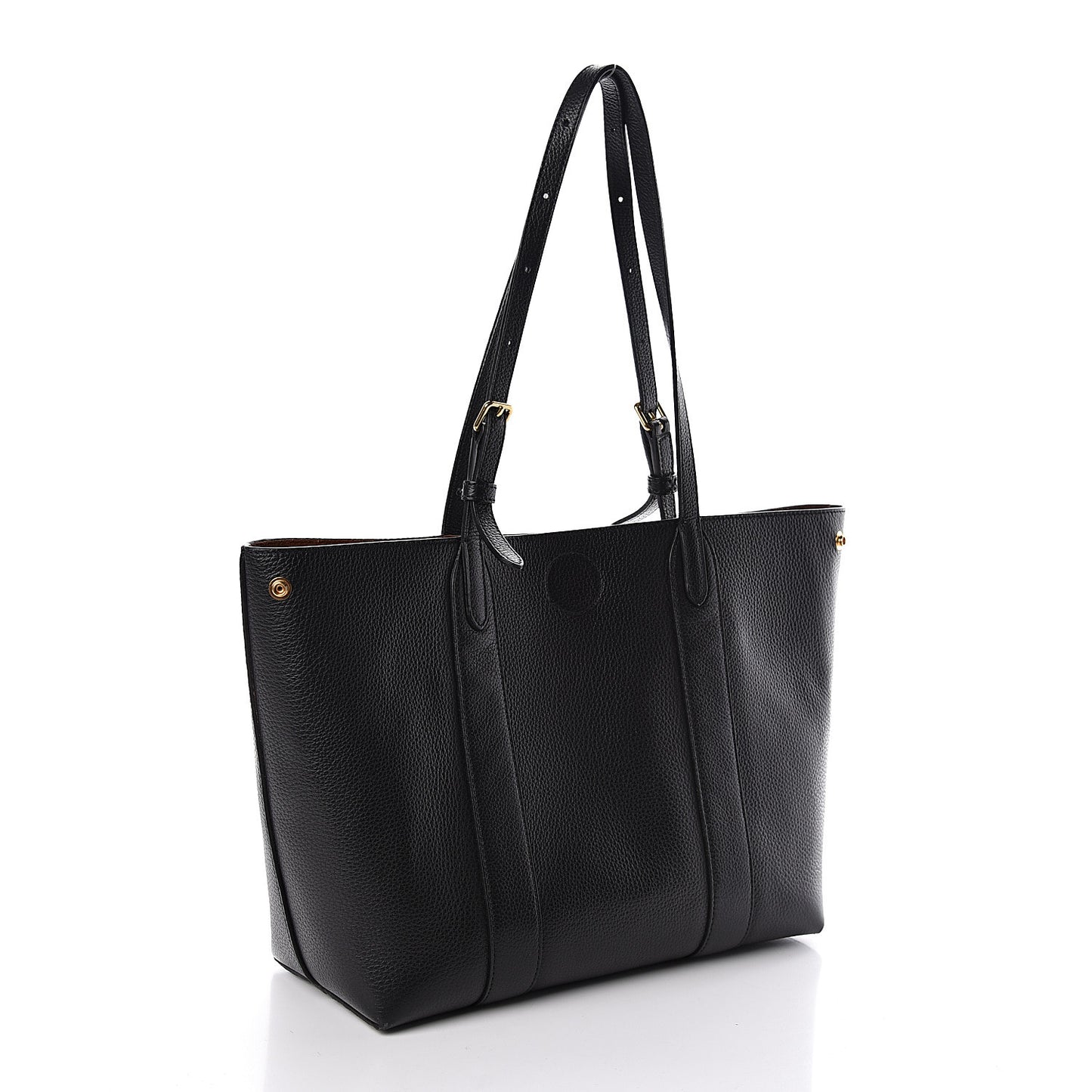 Small Classic Grain Bayswater Tote Black