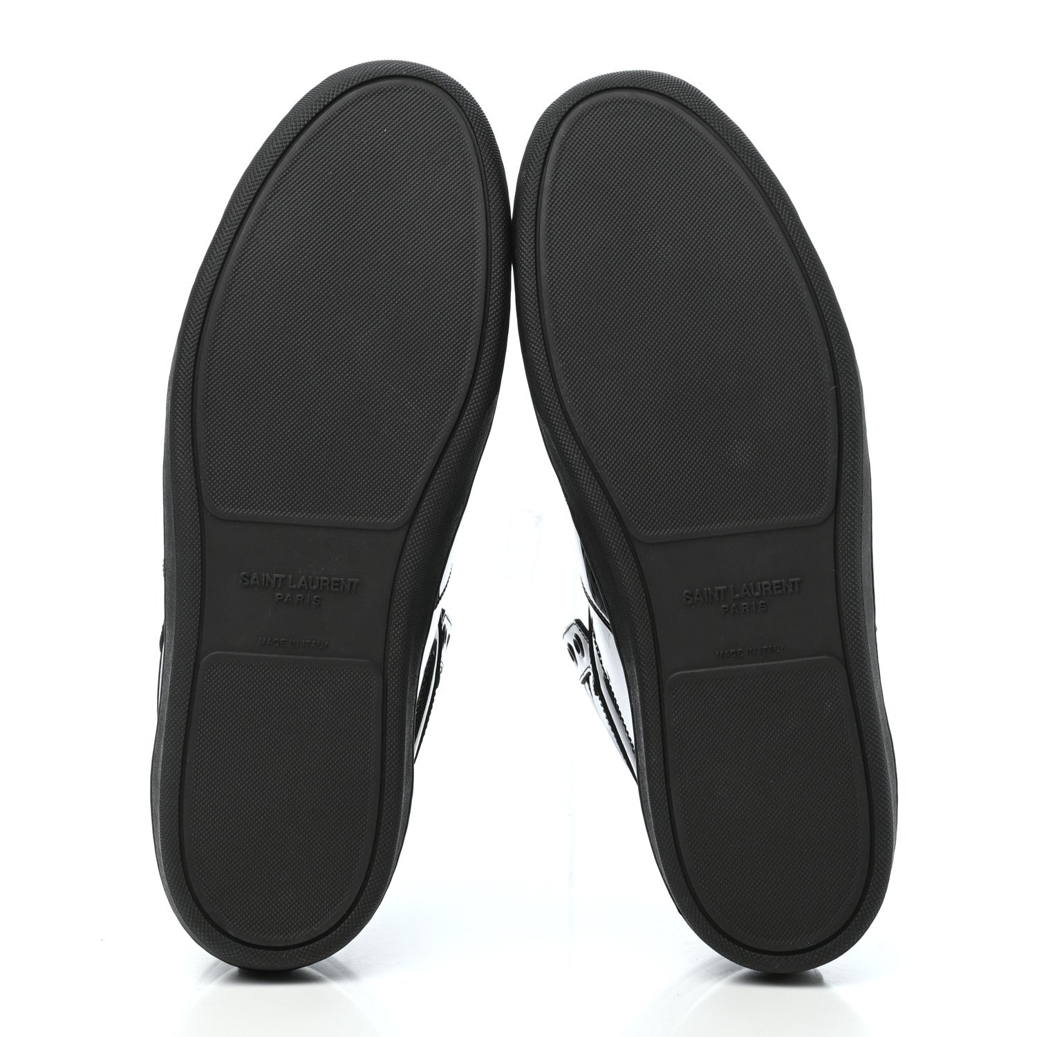 Saint Laurent Patent Court Classic SL/10H High Top Sneakers 44 Black 5 of 10