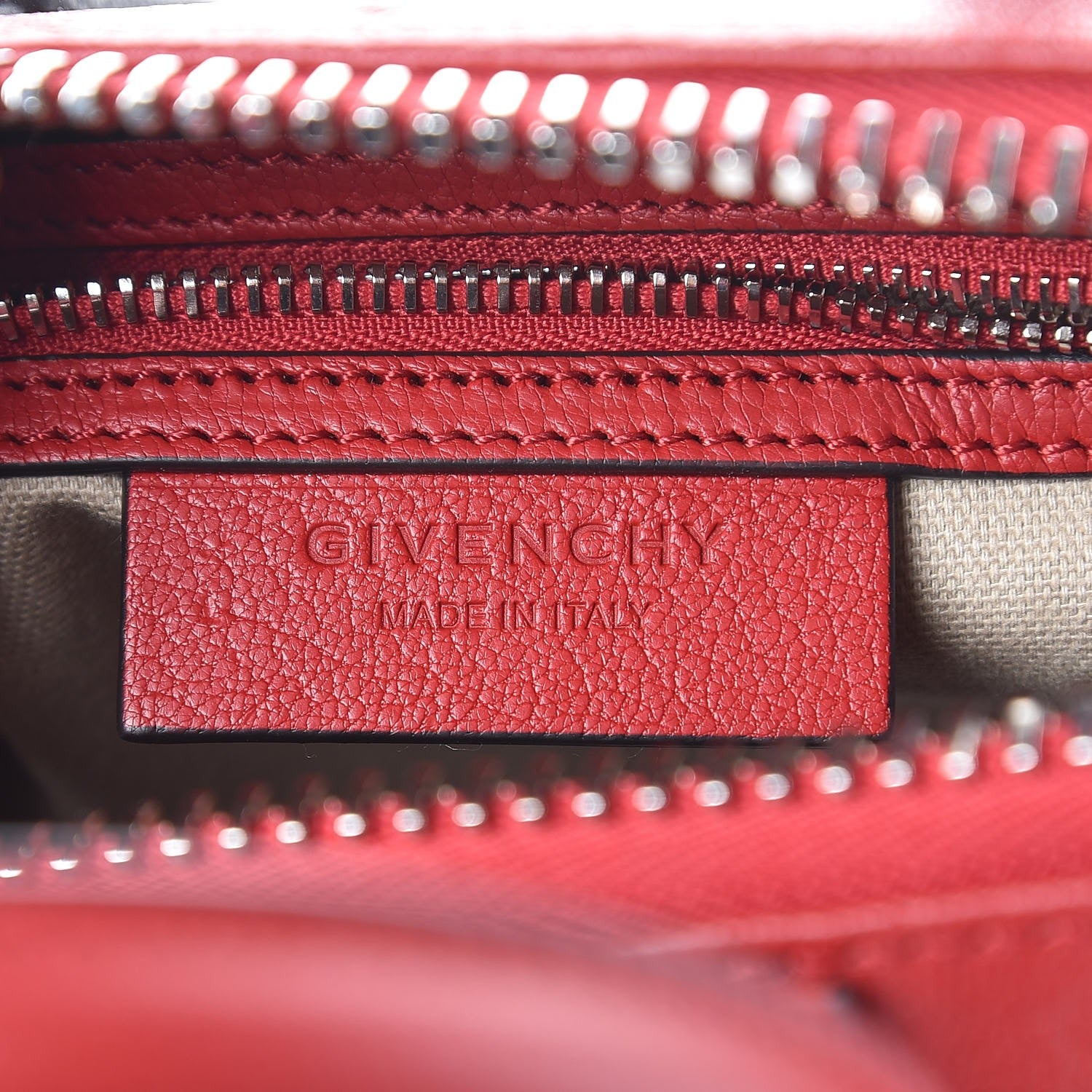 Givenchy Sugar Goatskin Mini Antigona Medium Red 14 of 17