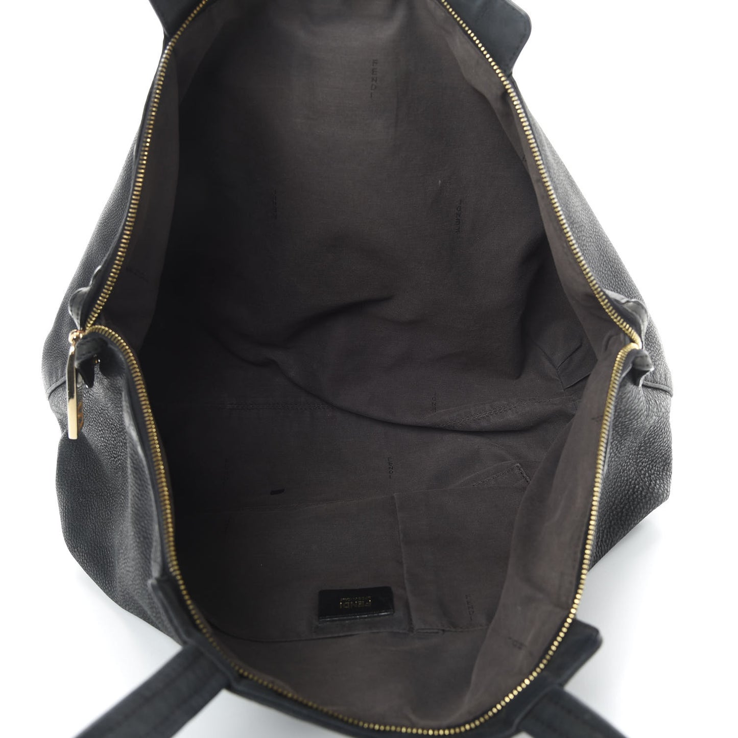 Metallic Nubuck Medium Chains Tote Black