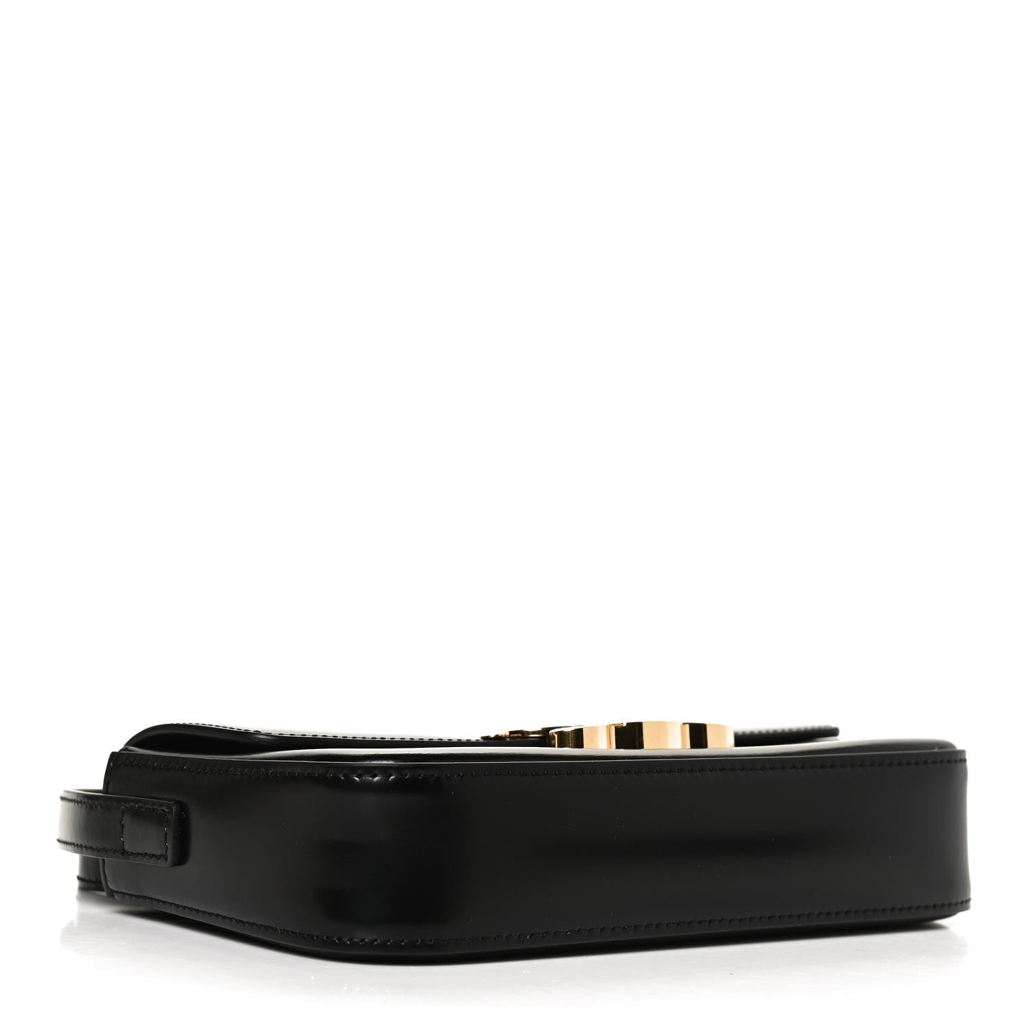 Celine Shiny Calfskin Triomphe Black 4 of 10