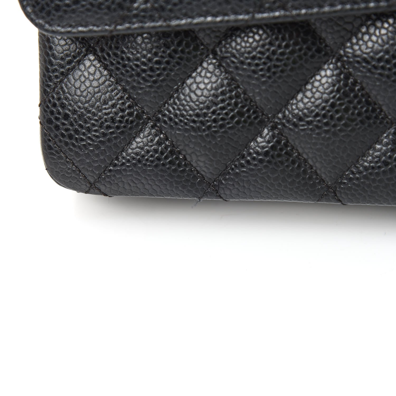 Chanel Caviar Quilted Medium Double Flap Black 13 of 15