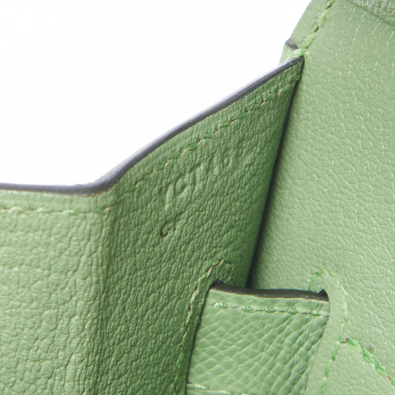 Hermes Epsom Sellier Birkin 30 Vert Criquet 23 of 32