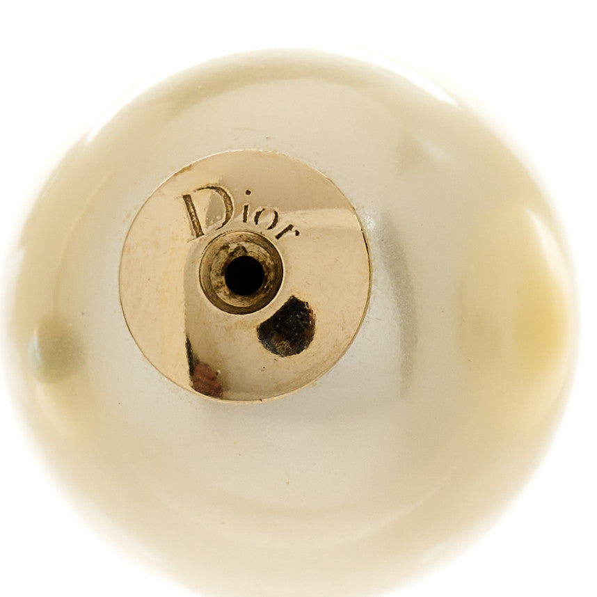 Pearl Mise En Dior Tribal Earrings Gold